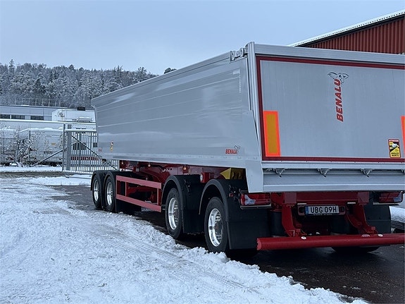 Benalu 6,8 ton Dubbel mont 38 tons tippsläpvagn. Siderale 2 of 6