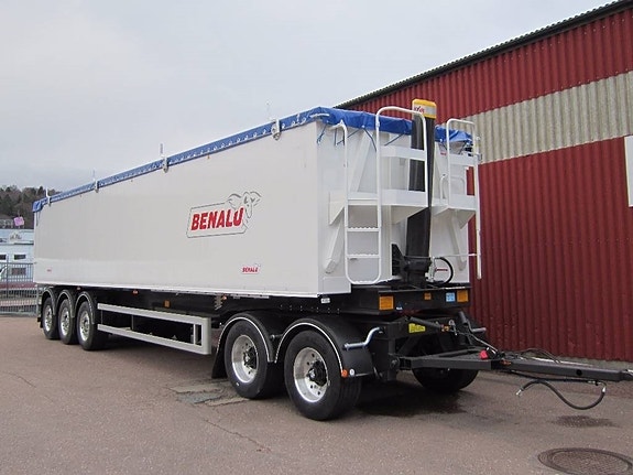 Benalu 7,8 ton 5-axlad Tippsläpvagn SINGEL / DUBBEL Optil 5 of 13