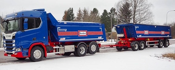 Benalu Laglig Last 46 ton Siderale Lättviktsekipage Tipp 7 of 9