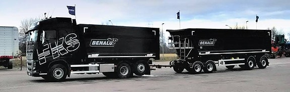 Benalu Laglig Last 46 ton Siderale Lättviktsekipage Tipp 5 of 9