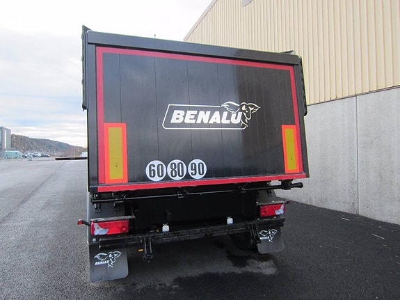 Benalu Vikt 7,7ton 5 axlad tippsläpvagn Dubbelmont. 45ton 6 of 12