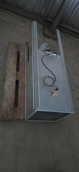 Varmluftspanna Haga HMV 150 pelletskonverterad 250kW (brännare 300kW) 5 of 5