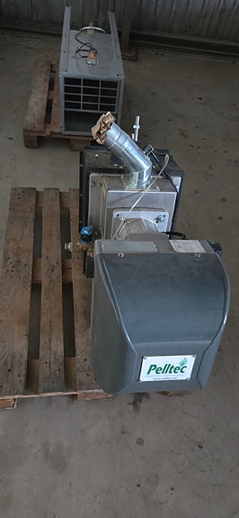 Varmluftspanna Haga HMV 150 pelletskonverterad 250kW (brännare 300kW) 3 of 5