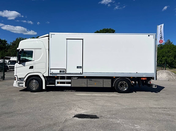 Scania G320 4x2 Maskintransport, Borrigg, Servicebil 2 of 12