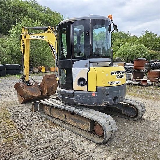 New Holland E50 B SR - Minigravemaskine / mini excavator 5 t 4 of 5