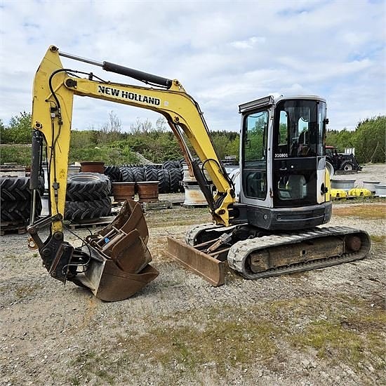 New Holland E50 B SR - Minigravemaskine / mini excavator 5 t 3 of 5