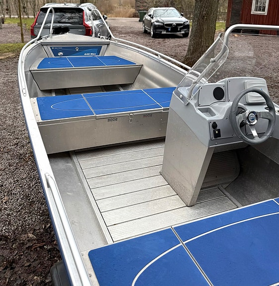 Linder 445 Max - 25hk Suzuki 4-takt - 2015 - endast 86 timmar - Trailer 80km/h 7 of 9