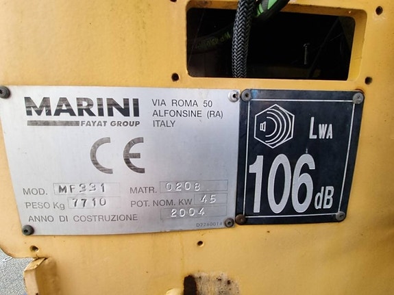 Marini MF331 Asfaltläggare 12 of 19