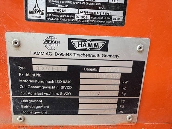 Hamm 3307 HTP 14 of 21