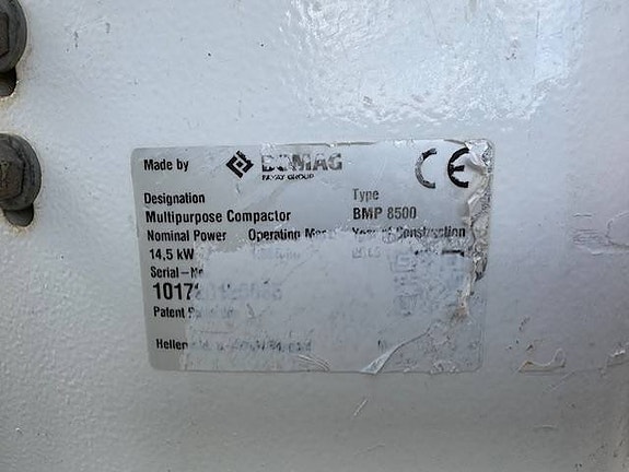 Bomag BMP8500, Radiostyrd vält 14 of 14