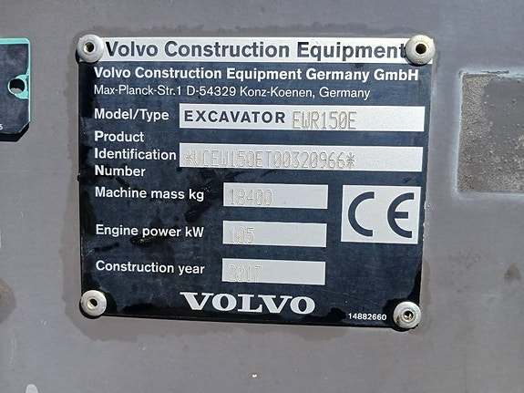 Volvo EWR 150 E, Hjulgrävare + Leica 3D 24 of 24
