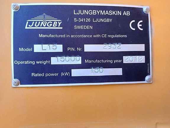 Ljungby L 15, Hjullastare 20 of 20
