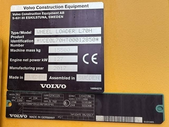 Volvo L 70 H, Hjullastare 18 of 24
