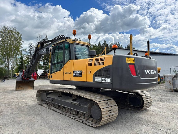 Bandgrävare Volvo EC210CL, 22 ton, Grävmaskin Gehlmax 28J