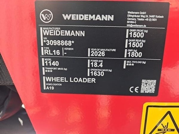 Weidemann 1140 CX25 EPS 6 of 6