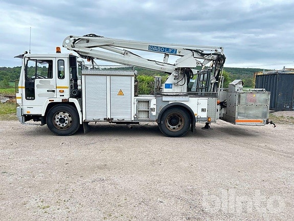 Lastbil Liftbil VOLVO FL614 4X2 Svabolift 12 M 2 of 5