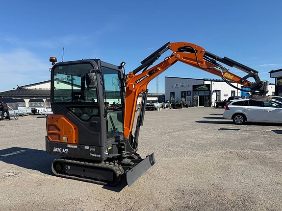 Develon minigrävare DX19-7 *3st skopor, Finansiering