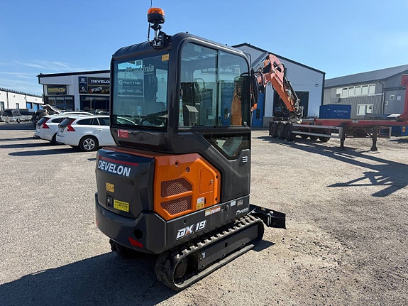 Develon minigrävare DX19-7 *3st skopor, Finansiering 4 of 12