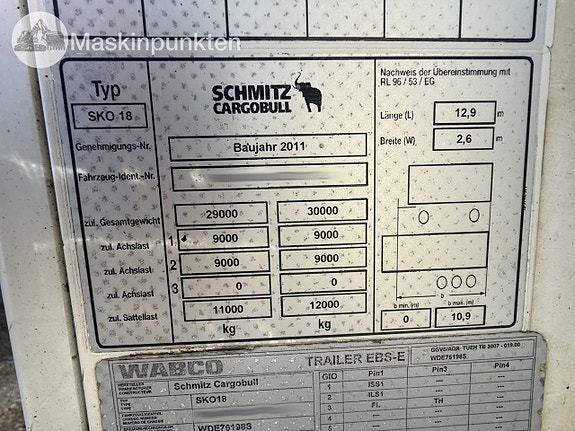 SCHMITZ SKO 24 kyltrailer 16 of 27