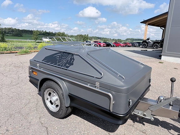 Indian Roadmaster med specialbyggt släp 8 of 27