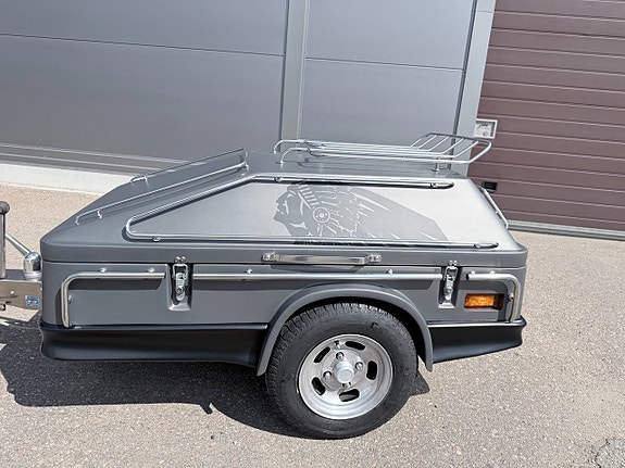 Indian Roadmaster med specialbyggt släp 15 of 27