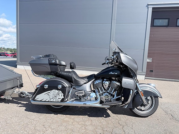 Indian Roadmaster med specialbyggt släp 26 of 27