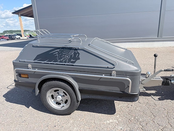 Indian Roadmaster med specialbyggt släp 27 of 27