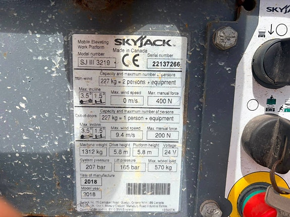Skyjack SJ III 3219 10 of 10