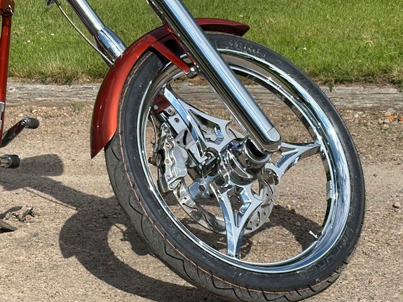 Harley-Davidson FXSTC / Ultima / Riktigt fint bygge Harley Ultima chopper i kanon skick 5 of 5