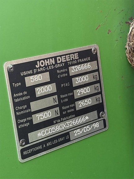 John Deere 580 rundbalspress 4 of 4