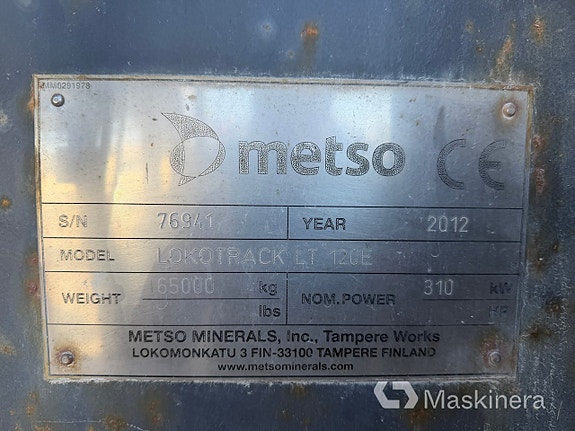 Krossverk Metso LT 120E Med ny motor 18 of 27