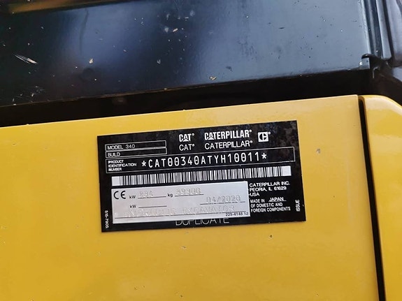 CAT 340 13 of 20