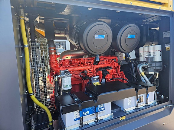 Atlas Copco DrillAir H32 högtryckskompressor med hjulaxlar 9 of 11