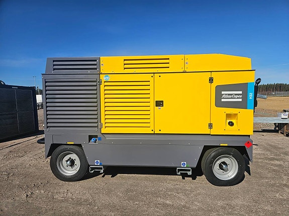 Atlas Copco DrillAir H32 högtryckskompressor med hjulaxlar 5 of 11