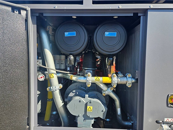 Atlas Copco DrillAir H32 högtryckskompressor med hjulaxlar 8 of 11