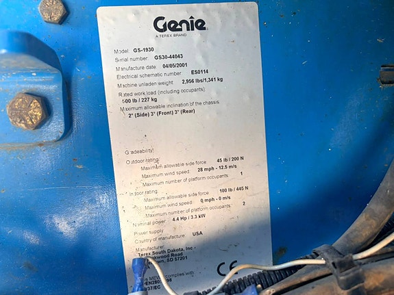 Genie GS 1930 12 of 12