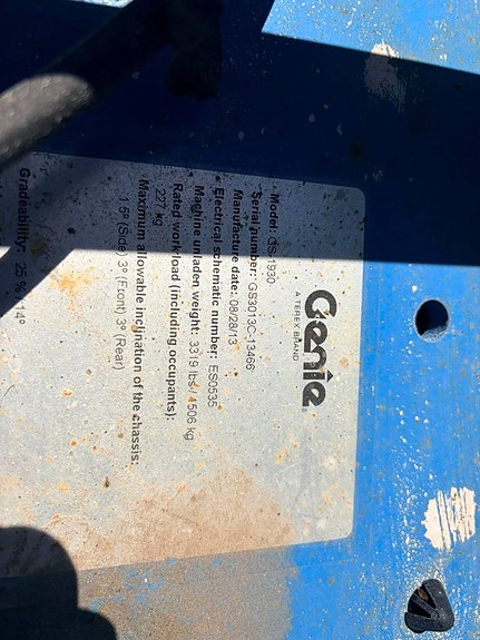 Genie GS 1930 12 of 12