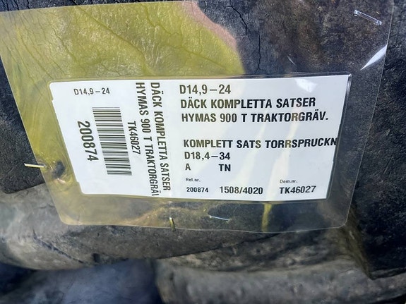 Hymas 474 900 Däck på fälg 4 of 5