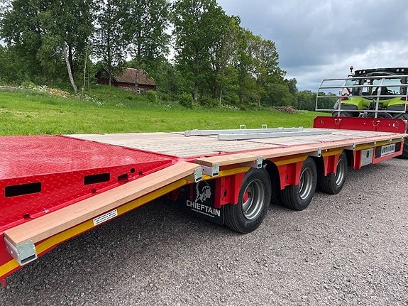 Chieftain XCEL 3-axl maskintransportkärra 10 m 12 of 18