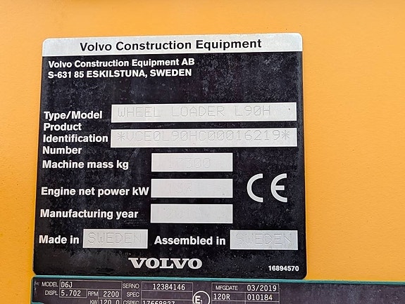 Volvo L 90 H 7 of 13