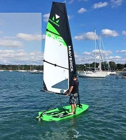 Allt i ett. Segeljolle, windsurfing,  Sup