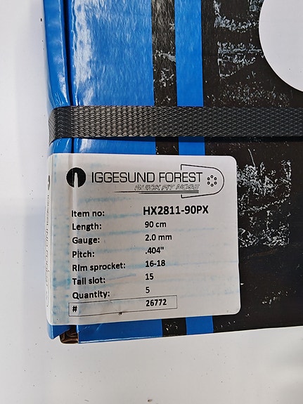 Iggesund Blue Line HX2811-90PX svärd 90 cm – Quick Fit Nose 3 of 3