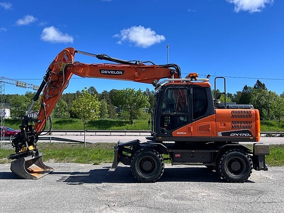 Doosan DX170 W 2015 stödben & Schaktblad 2 of 15