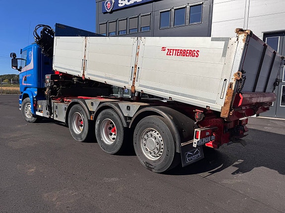 Scania R520 8x4*4, tipp- och kranbil 5 of 12