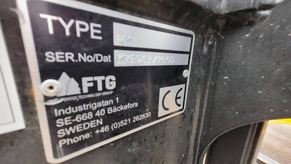 Skogsvagn FTG Moheda 121 med kran M41T 10 of 11