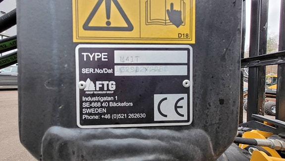 Skogsvagn FTG Moheda 121 med kran M41T 9 of 11