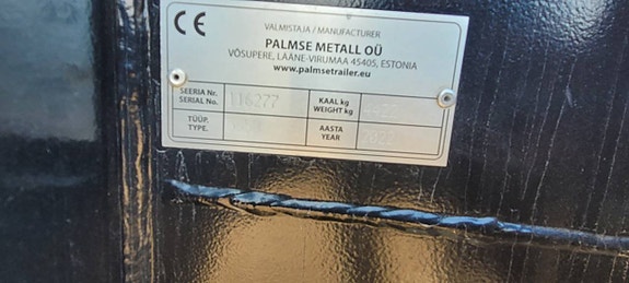 Demo Palmse Maskinsläp / Maskintrailer 11 of 12