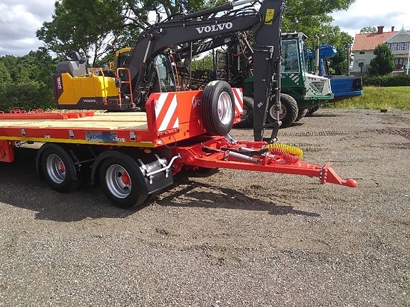 Chieftain 4-axl maskintransport 30 ton traktor 4 of 8