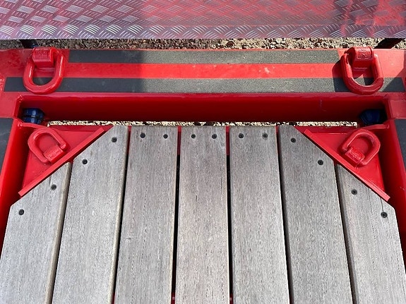 Kässbohrer Maskintrailer trombon 3-axlig hydraulisk styrning 17 of 20
