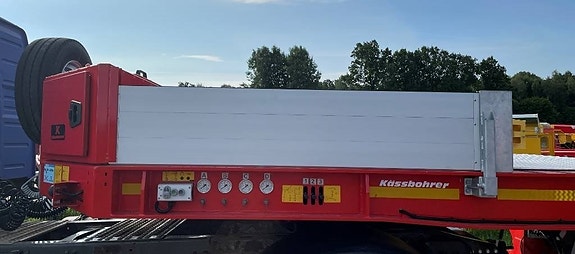 Kässbohrer Maskintrailer trombon 3-axlig hydraulisk styrning 19 of 20